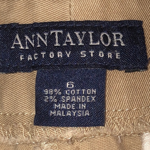 Ann Taylor Factory Capri Tan Sz 6 - Picture 5 of 5